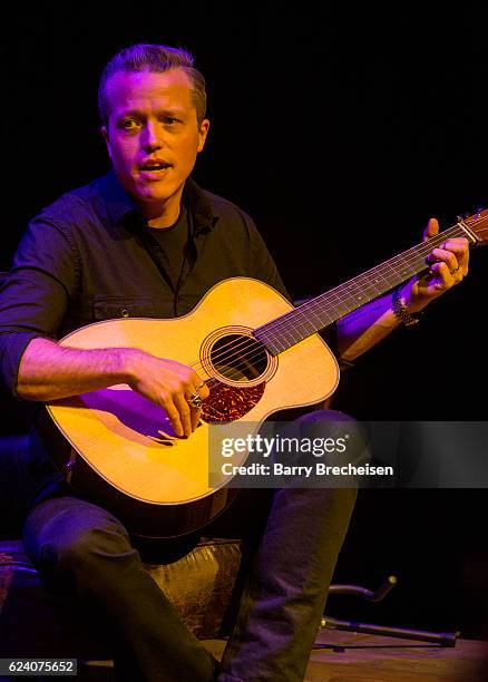 Musician Jason Isbell during the GRAMMY Up Close & Personal with Jason Isbell and David Macias at Old Town School of Folk Music on November 17, 2016...