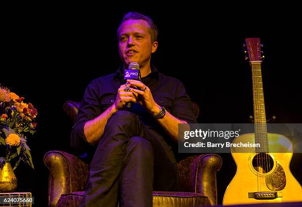 Musician Jason Isbell during the GRAMMY Up Close & Personal with Jason Isbell and David Macias at Old Town School of Folk Music on November 17, 2016...