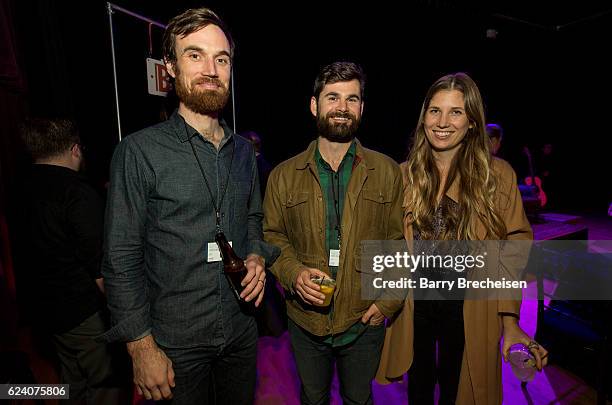 Chicago Chapter and Old School of Folk members mingle during the GRAMMY Up Close & Personal with Jason Isbell and David Macias at Old Town School of...