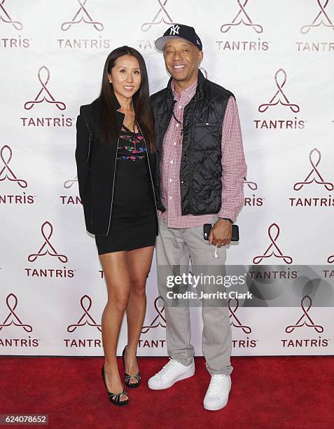 Christie Hsiao and Russell Simmons celebrates the Tantris Grand Opening on November 17, 2016 in Hollywood, California.