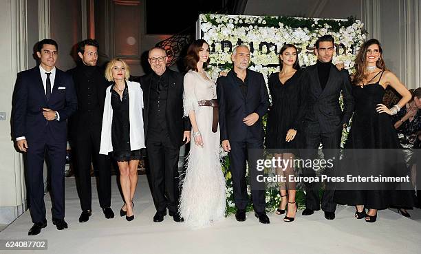 Irina Shayk , Jon Kortanera , Ariadne Artiles , Alex Gonzalez , Peter Vives , Ana Fernandez , Eugenia Silva attend Intimissimi 20 Years cocktail at...