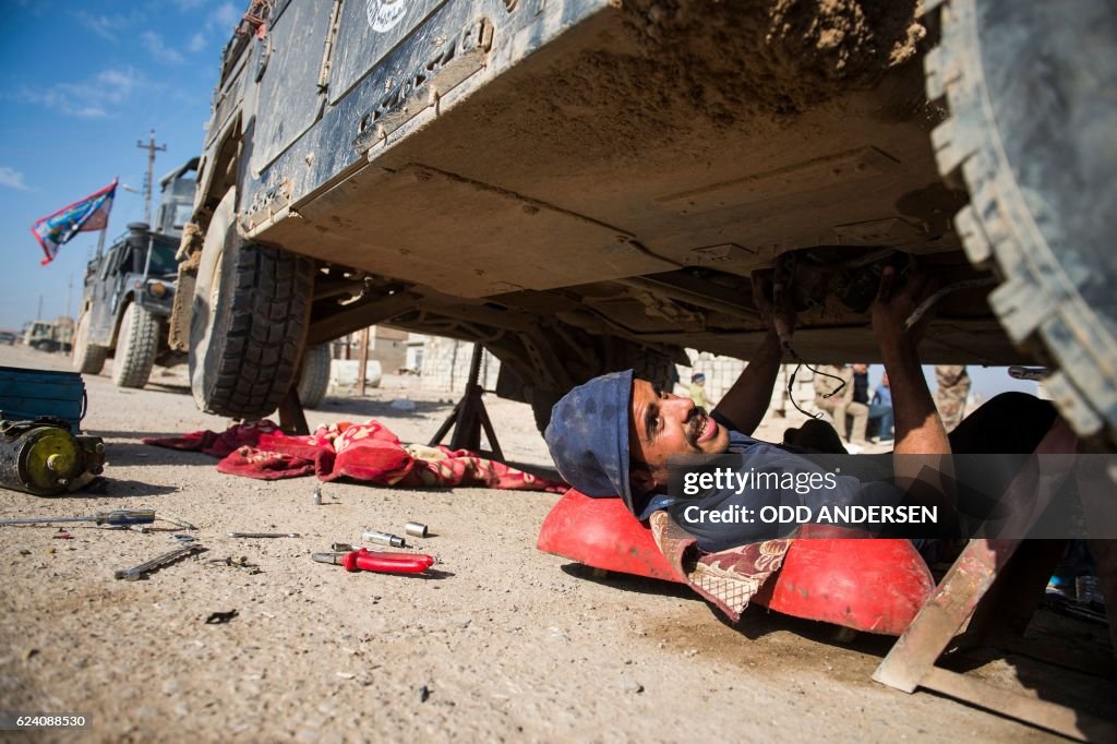 IRAQ-CONFLICT-MOSUL-MECHANICS