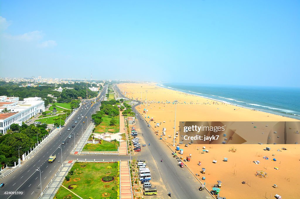 Marina Beach Chennai City