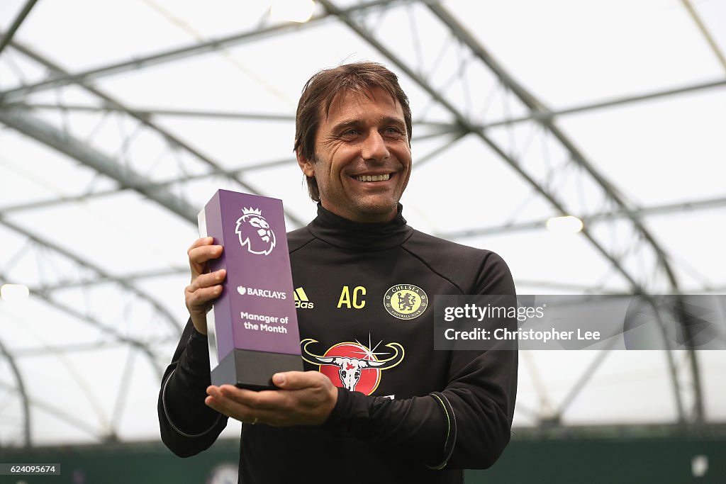 Antonio Conte Awarded the October Manager of the Month
