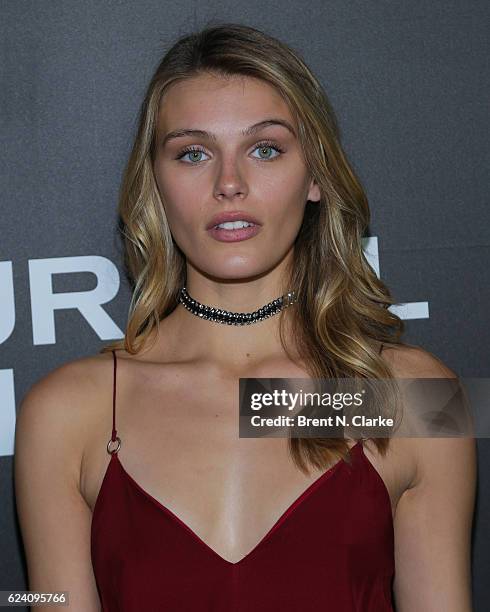 Model Madison Headrick attends the "Nocturnal Animals" New York premiere held at The Paris Theatre on November 17, 2016 in New York City.