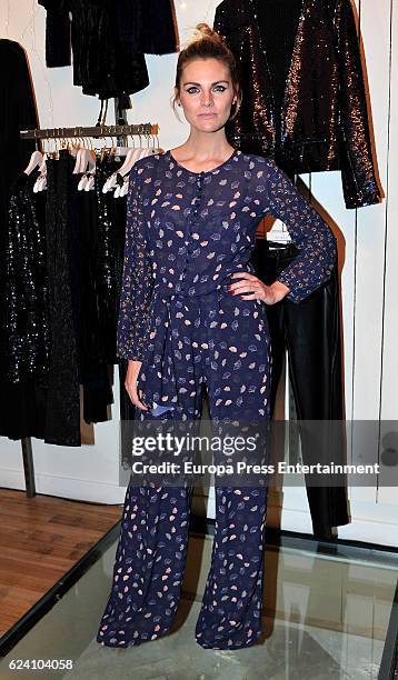 Actress Amaia Salamanca the 'Amichi new collection' photocall at Amichi store on November 17, 2016 in Madrid, Spain.