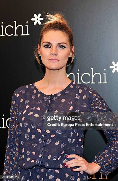 Actress Amaia Salamanca the 'Amichi new collection' photocall at Amichi store on November 17, 2016 in Madrid, Spain.