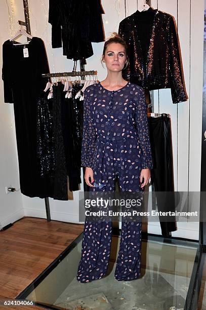 Actress Amaia Salamanca the 'Amichi new collection' photocall at Amichi store on November 17, 2016 in Madrid, Spain.