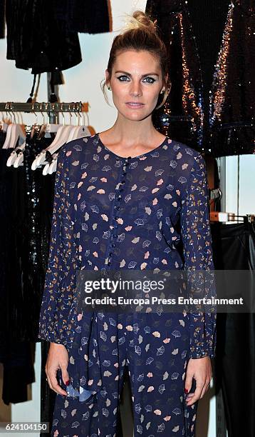 Actress Amaia Salamanca the 'Amichi new collection' photocall at Amichi store on November 17, 2016 in Madrid, Spain.