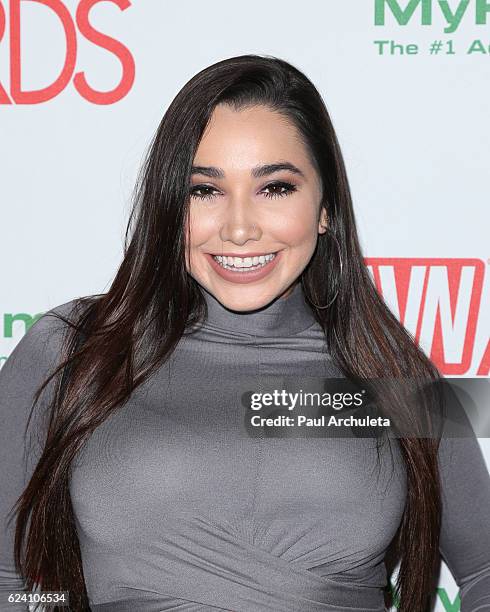Actress Karlee Grey attends the 2017 AVN Awards nomination party at Avalon on November 17, 2016 in Hollywood, California.