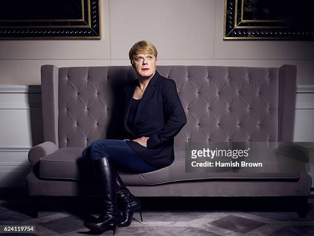 Comedian and actor Eddie Izzard is photographed for the Independent on November 25, 2015 in London, England.
