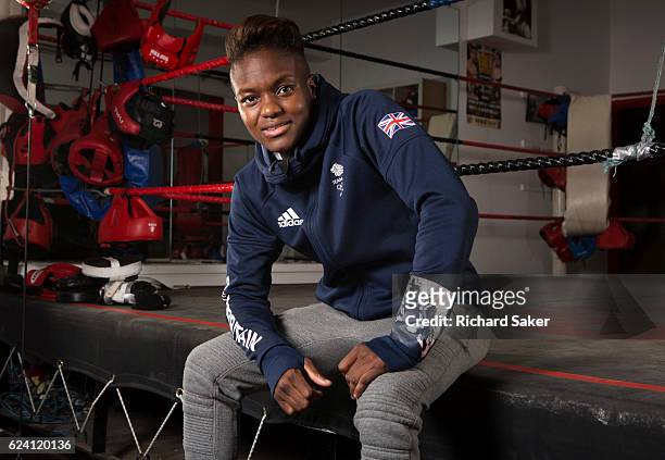 Boxer Nicola Adams is photographed for the Observer on September 6, 2016 in London, England.