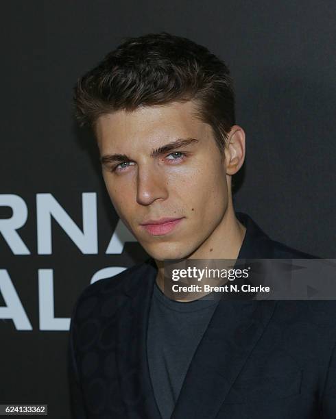 Actor Nolan Funk attends the "Nocturnal Animals" New York premiere held at The Paris Theatre on November 17, 2016 in New York City.