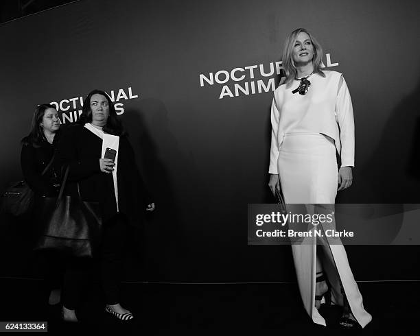 Actress Laura Linney attends the "Nocturnal Animals" New York premiere held at The Paris Theatre on November 17, 2016 in New York City.