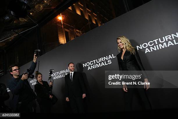 Model Hailey Clauson attends the "Nocturnal Animals" New York premiere held at The Paris Theatre on November 17, 2016 in New York City.