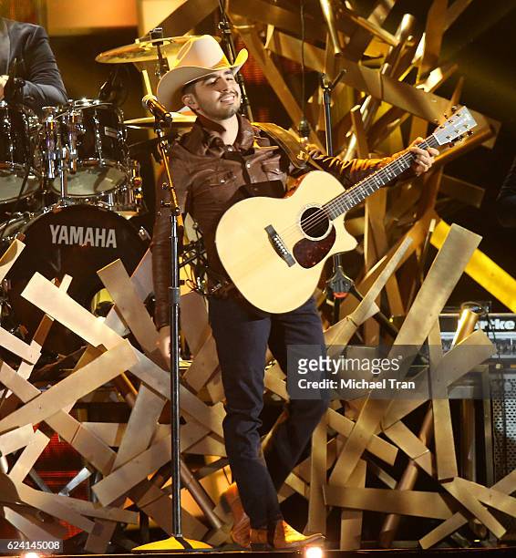 Joss Favela performs onstage during the 17th Annual Latin Grammy Awards held at T-Mobile Arena on November 17, 2016 in Las Vegas, Nevada.