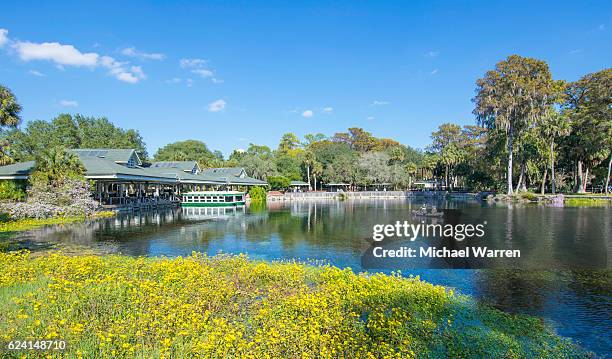 kaykers on the silver river - ocala stock pictures, royalty-free photos & images