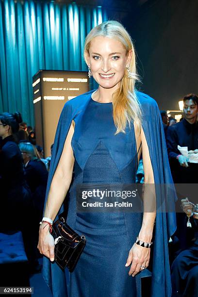 Princess Prinzessin Lilly zu Sayn-Wittgenstein-Berleburg poses at the Bambi Awards 2016 party at Atrium Tower on November 17, 2016 in Berlin, Germany.