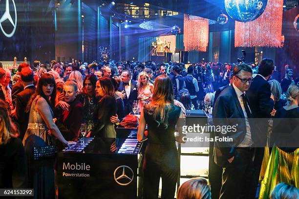 General view of the Bambi Awards 2016 party at Atrium Tower on November 17, 2016 in Berlin, Germany.