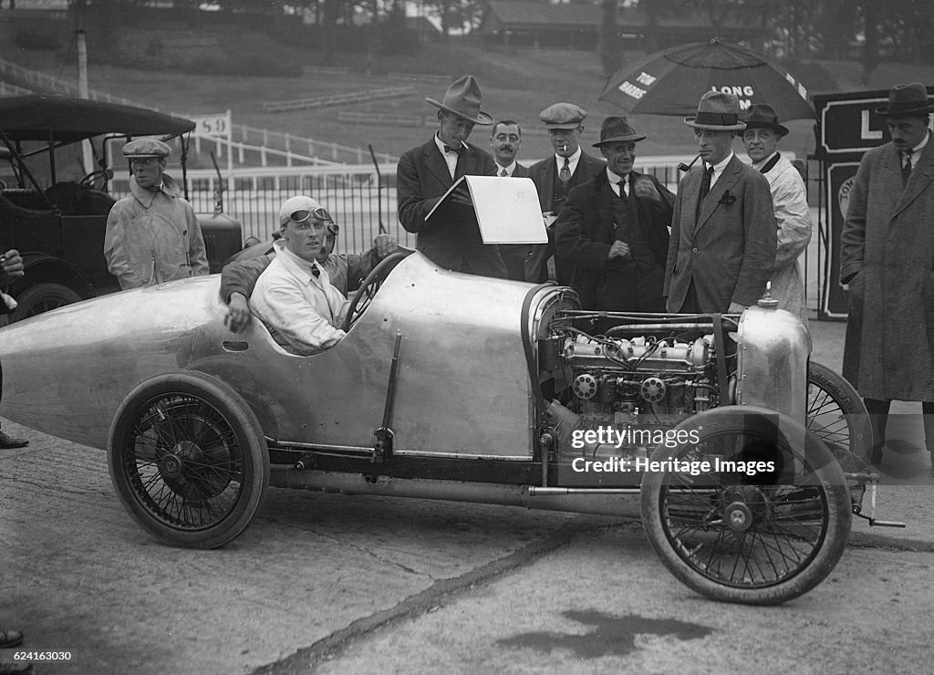 Henry Segrave in his Talbot-Darracq at the JCC 200 Mile Race, Brooklands, Surrey, 1921