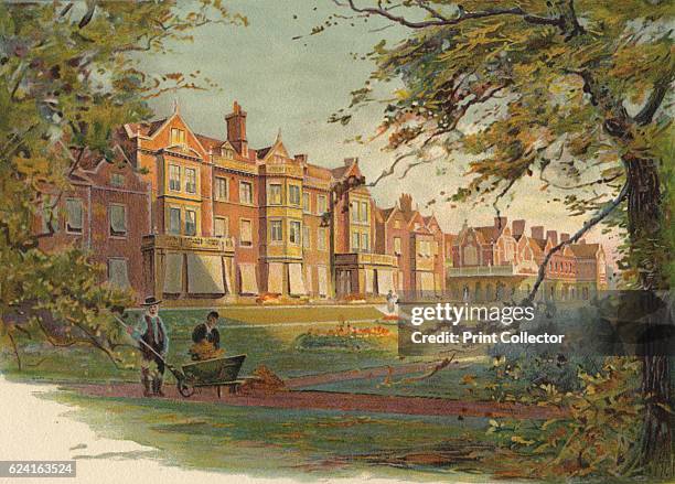 Sandringham House', c1890. After a photograph of T. Smith & Son. From Cassell's History of England, Vol. VI. By John Cassell. [A. W. Cowan, Cassell &...