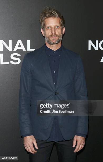 Actor Paul Sparks attends the "Nocturnal Animals" New York premiere at The Paris Theatre on November 17, 2016 in New York City.