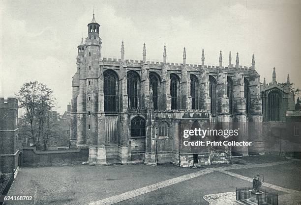 The Chapel, from the Roof of Long Chamber', 1926. Eton College is a boarding independent school for boys in Eton, Berkshire, near Windsor, founded in...