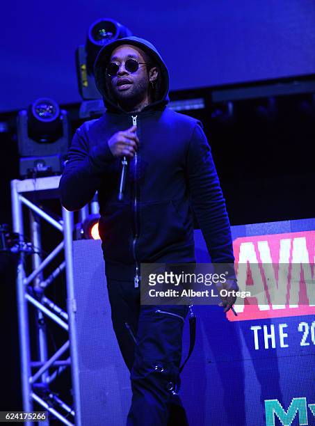 Rapper Ty Dolla Sign performs at the 2017 AVN Awards Nomination Party held at Avalon on November 17, 2016 in Hollywood, California.
