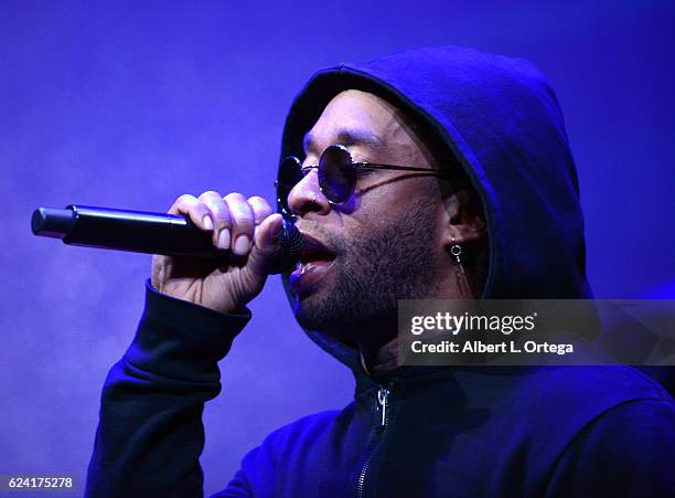 Rapper Ty Dolla Sign performs at the 2017 AVN Awards Nomination Party held at Avalon on November 17, 2016 in Hollywood, California.