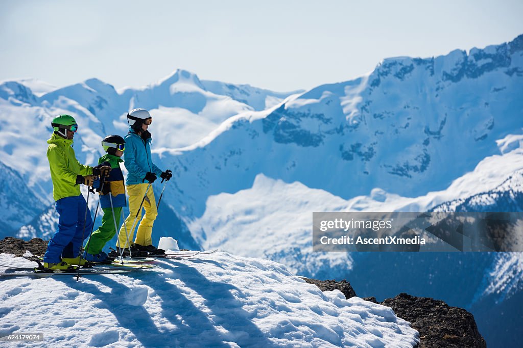 Family ski vacation