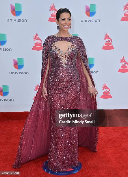 Lourdes Stephen attends the 17th Annual Latin Grammy Awards at T-Mobile Arena on November 17, 2016 in Las Vegas, Nevada.