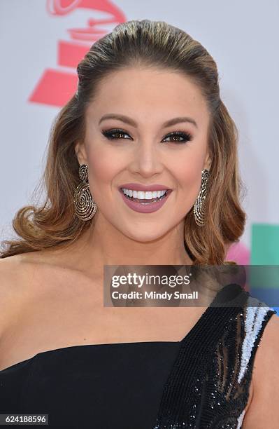 Ligia Uriarte attends the 17th Annual Latin Grammy Awards at T-Mobile Arena on November 17, 2016 in Las Vegas, Nevada.