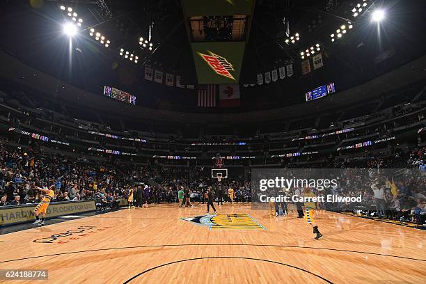 General view of the Pepsi Center before the Phoenix Suns game against the Denver Nuggets on November 16, 2016 in Denver, Colorado. NOTE TO USER: User...