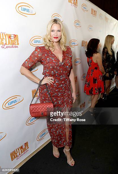 Actress Natasha Henstridge attends the Hollywood Bag Ladies Luncheon at The Beverly Hilton Hotel on November 18, 2016 in Beverly Hills, California.