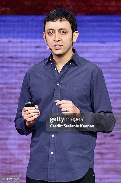 Vice President of Product at Airbnb Joe Zadeh speaks onstage during Beyond the Home: The Future of Airbnb at The Orpheum Theatre during Airbnb Open...