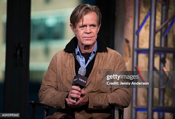 William H. Macy attends AOL Build Series to discuss "Shameless" at AOL HQ on November 18, 2016 in New York City.