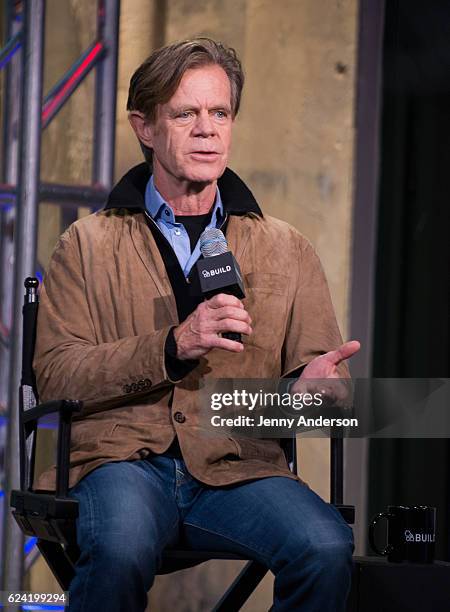 William H. Macy attends AOL Build Series to discuss "Shameless" at AOL HQ on November 18, 2016 in New York City.