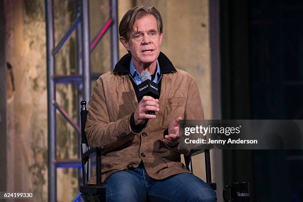 William H. Macy attends AOL Build Series to discuss "Shameless" at AOL HQ on November 18, 2016 in New York City.