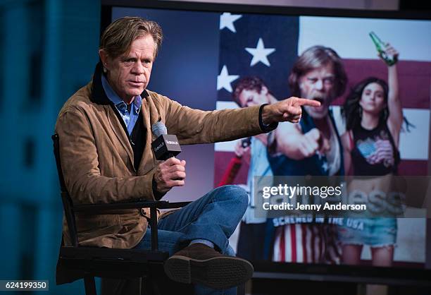 William H. Macy attends AOL Build Series to discuss "Shameless" at AOL HQ on November 18, 2016 in New York City.