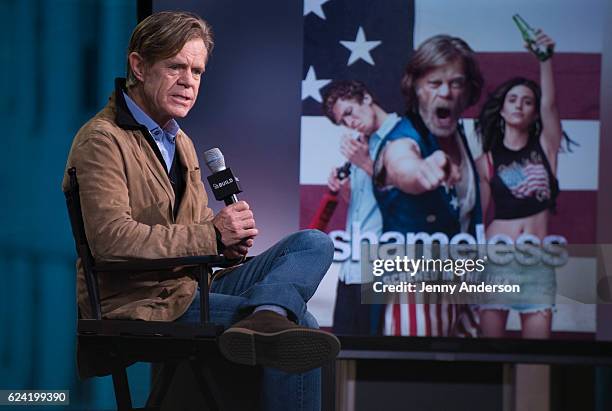 William H. Macy attends AOL Build Series to discuss "Shameless" at AOL HQ on November 18, 2016 in New York City.