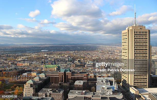 edifice marie-guyart, quebec city, quebec, canada - quebec stock-fotos und bilder