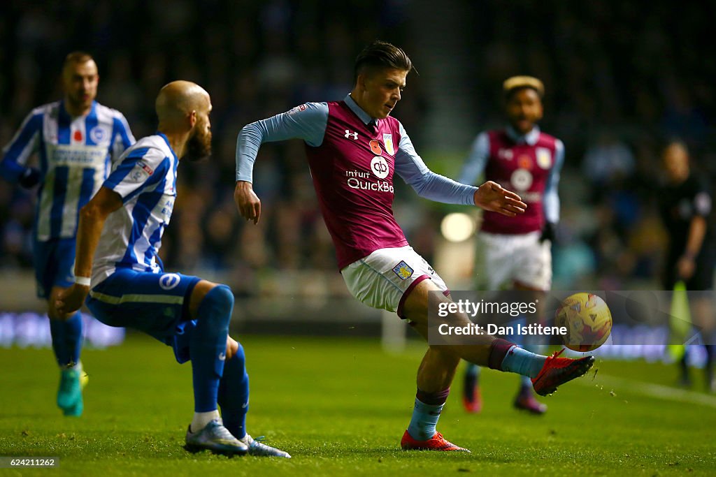 Brighton & Hove Albion v Aston Villa - Sky Bet Championship