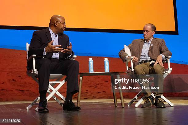 Chair of Airbnb's Mayoral Advisory Board & 98th Mayor of Philadelphia, Michael Nutter and Head of Global Policy and Public Affairs, Airbnb, Chris...