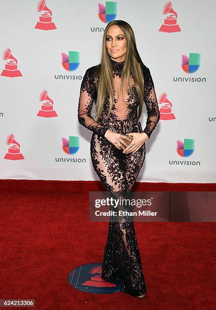 Singer/actress Jennifer Lopez attends the 17th annual Latin Grammy Awards on November 17, 2016 in Las Vegas, Nevada.