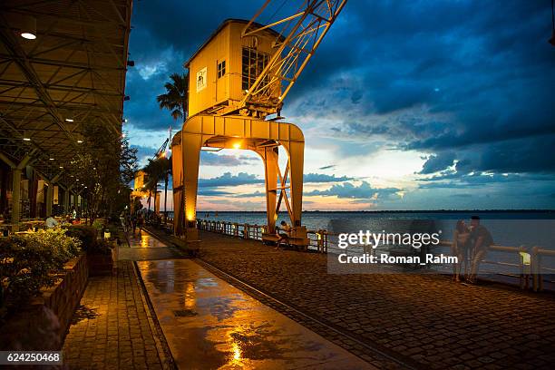 docks station in belém, pará state, brazil - para state stock pictures, royalty-free photos & images