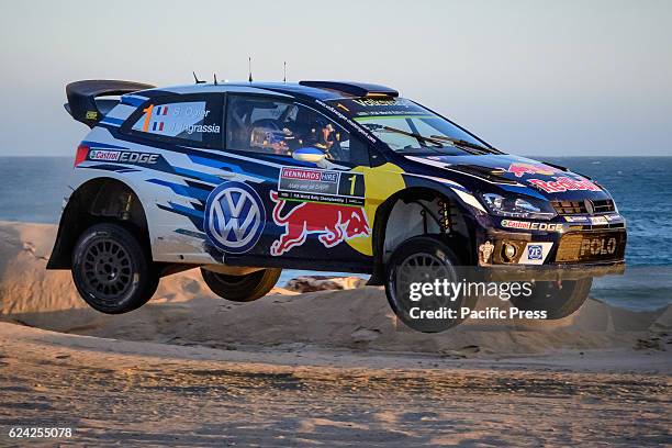 Jari-Matt LATVALA and co-driver Miikka ANTTILA drive their Volkswagen Motorsport Polo R the special stage during day two of Rally Australia, the 14th...