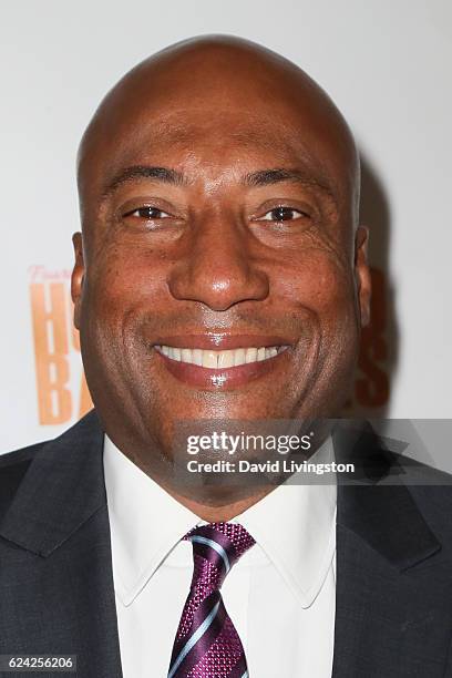 Comedian Byron Allen arrives at the 14th Annual Lupus LA Hollywood Bag Ladies Luncheon at The Beverly Hilton Hotel on November 18, 2016 in Beverly...