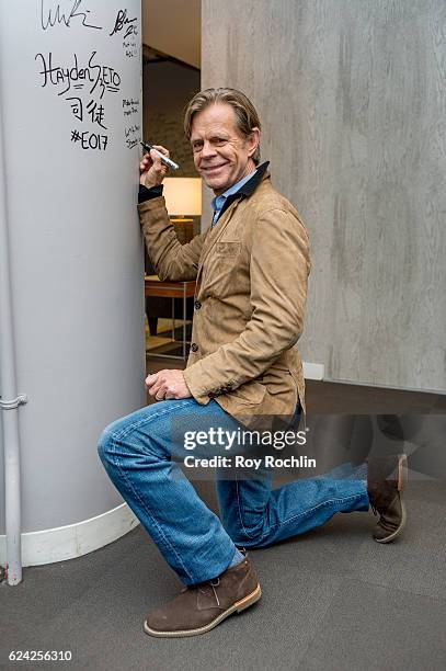 Actor William H. Macy discusses "Shameless" with The Build Series at AOL HQ on November 18, 2016 in New York City.