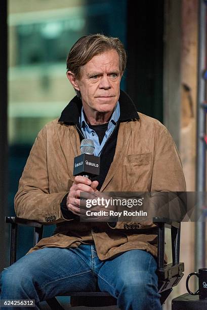 Actor William H. Macy discusses "Shameless" with The Build Series at AOL HQ on November 18, 2016 in New York City.