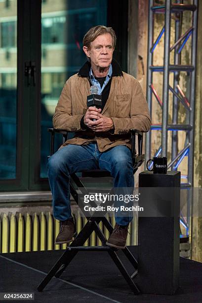 Actor William H. Macy discusses "Shameless" with The Build Series at AOL HQ on November 18, 2016 in New York City.